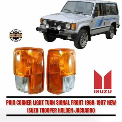 Paar vordere Eckleuchte Lampe Blinker ISUZU Trooper Holden jackaroo 1969-1987 - Bild 1 von 4