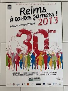 Affiche original Reims A Toutes Jambes 2013 Ratj