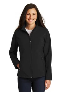 NEW PORT AUTHORITY CORE SOFTSHELL JACKET L317 BLACK LADIES 2XLARGE - Picture 1 of 5