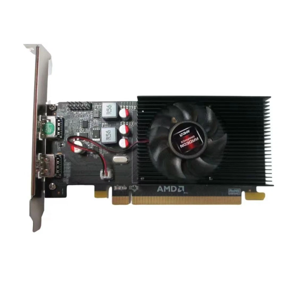 NEW AMD HD6570 2GB DDR3 2-HDMI Graphics Video Card  - Image 1 of 4