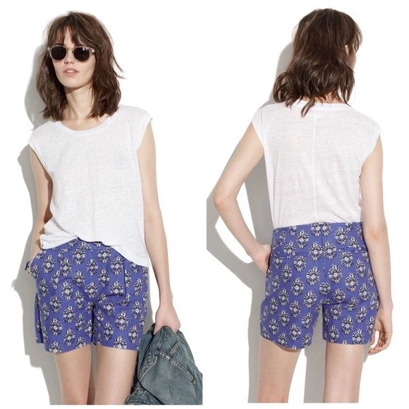 Pantalones cortos Madewell en madera floral (talla 2) Foto 1 de 4