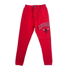 Men PRO STANDARD Chicago Bulls Stacked Logo Sweat Pant - Picture 1 of 2