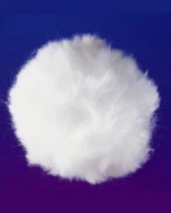 Coda di coniglio coniglietto - peluche morbido jumbo 4" - accessorio costume - bianco - Foto 1 di 1