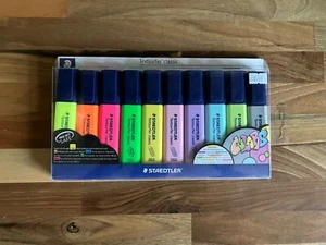 Staedtler Textsurfer Textmarker 10er Pack Neon & Pastell - Bild 1 von 3