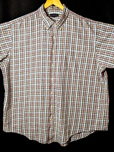 Vintage Lands End Button Down Mens Long Sleeve Shirt 18 1/2 - 34 (X-LARGE) - Picture 1 of 8