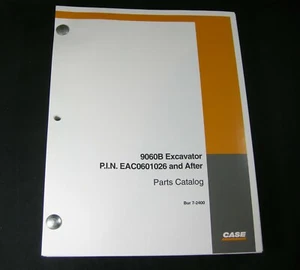 CASE 9060B Excavator Tractor Parts Manual Book Catalog PIN EAC0601026 and After - Picture 1 of 4