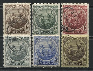 Barbados KGV 1916-18 values to 3d used - Picture 1 of 1
