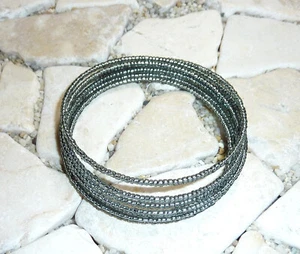 ★ Hágalo usted mismo ★ Pulsera espiral ★ antracita ★ - Imagen 1 de 2