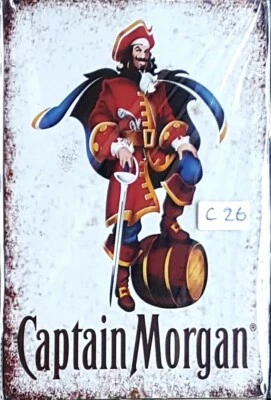 Captain Morgan Metal Tin Signs Bar Shed & Man Cave Signs AU Seller - image 1 of 3