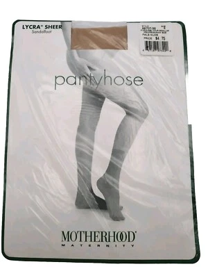 Pantimedias de maternidad pequeñas de lycra pura desnuda sandalia  Foto 1 de 4
