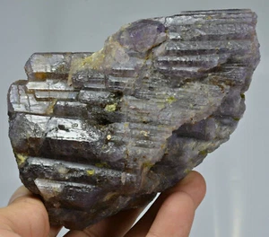 Unique 464 Gram Fluorescent Large Scapolite Crystal Bunch - Picture 1 of 9