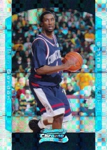 BEN GORDON 2004-05 Bowman Chrome X-fractor Rookie Parallel Card RC 79/150   (x)