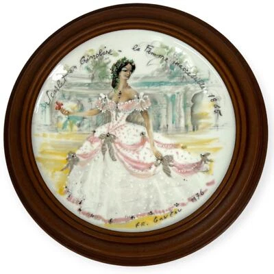 Henri D'Arceau Limoges Plate Scarlet O'Hara " Gone with the Wind" Hand Painting - Image 1 of 4