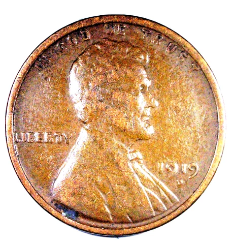 1919-D  Lincoln Wheat Penny....   Nice Detailed Coin....   7-19-10 Cover