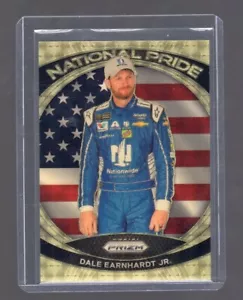 Dale Earnhardt Jr 2024 Prizm National Pride Gold Vinyl Prizm 1/1 #25 - Picture 1 of 2