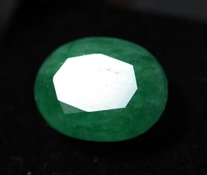 12.75 Ct Natural Green Emerald Zambian GGL Certified TOP Quality Treated Gem - Picture 1 of 5