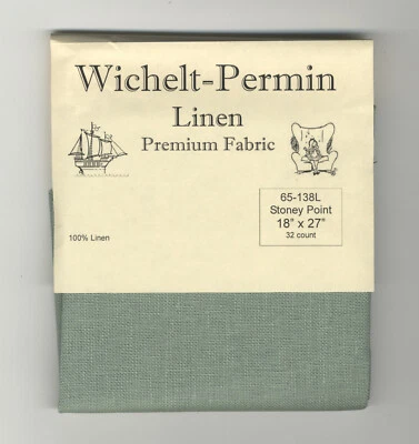 Wichelt-Permin 32Ct Stoney Point Linen Cross Stitch Fabric 18" x 27" #65-138L - Image 1 of 3