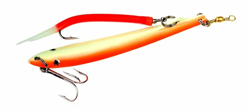 Behr Bananen-Pilker Makk-Beihänger Rot-Fluo bleifrei, 100g bis 500g Taumelpilker - Bild 1 von 1