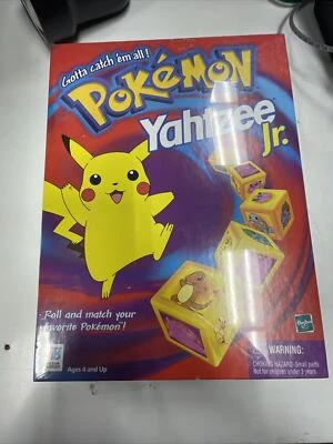 New Pokemon Yahtzee Jr Board Game 1999 Milton Bradley - Image 1 of 2