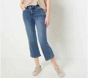 NYDJ Marilyn Straight Crop Jeans in Cool Embrace-Rockie-Petite 00-NWT-A489392 - Picture 1 of 5