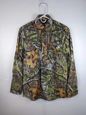 Under Armour Camo Hunting Shirt Men's Small BD Performance Quick Dry Mossy Oak - Image 1 of 4