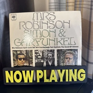 SIMON & GARFUNKEL - MRS ROBINSON 1968 UK EP CBS EP 6400 VINYL 45 Ex - Picture 1 of 4