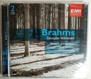 Johannes Brahms Deutsche Volkslieder 2 CD Sealed EMI Classics - Imagen 1 de 5