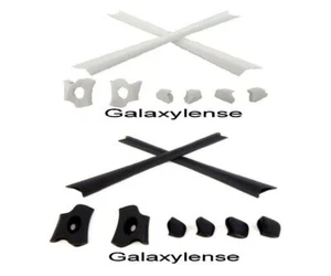 Kits de goma con almohadilla para orejeras y nariz para gafas de sol Oakley antiaéreas negras y blancas - Imagen 1 de 3