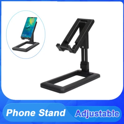 Universal Portable Desktop Adjustable Foldable Tablet Phone Holder Stand Mount - Image 1 of 4