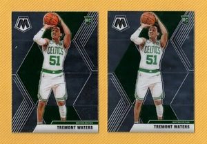 TREMONT WATERS RC 2x Lot of 2019-20 Panini Mosaic Basketball Rookie Cards #214 - Picture 1 of 2