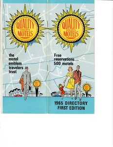 Quality Courts Motels 1965 Directory First Edition - Picture 1 of 1