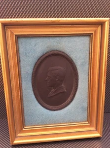 Wegwood Basalt Plakette Gedenkmedaille gerahmt - Bild 1 von 12