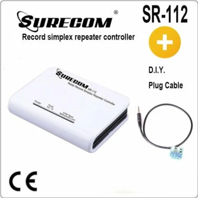 SURECOM SR-112+46-C Simplex Repeater Controller with D.I.Y. DIY Plug Cable - Image 1 of 4