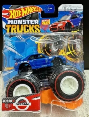 2023 Hot Wheels Nismo Nissan R34 GT-R Monster Truck Treasure Hunt Blue NIP  - Image 1 of 4
