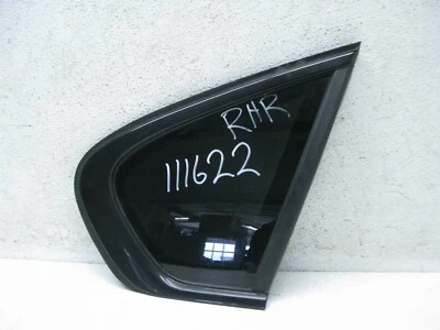 08-14 BMW E71 X6 M CUARTO CRISTAL TINTADO NEGRO MOLDURA OEM TRASERO DERECHO 111622 Foto 1 de 4