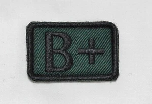 Bulgarian Army military camouflage uniform Blood group Patch B+ - Picture 1 of 2