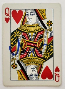 Matt Damon Signed Queen Of Hearts Playing Card Rounders Poker Actor Rare RAD - Picture 1 of 1