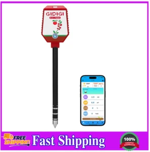 Digital 8-in-1 Soil pH & Moisture Meter – Tester for Garden, Lawn & Farming - Picture 1 of 6
