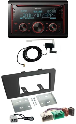 Pioneer 2DIN MP3 DAB USB CD Bluetooth Autoradio für Volvo S60 S70 C70 V70 00-03 - Bild 1 von 4