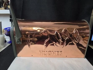 John Garret Thew Hand Hammered Copper Mailbox Norfolk Connecticut - Picture 1 of 11
