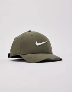 Nike Club Structured Swoosh Mütze Game Olivgrün Weiß Cap Größe M/L FB5625 222 - Bild 1 von 9