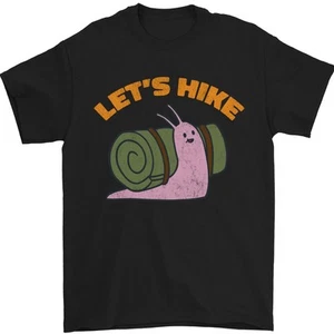 Let's Hike Divertido Babosa Trekking Caminar Camiseta Hombre 100% Algodón - Imagen 1 de 28