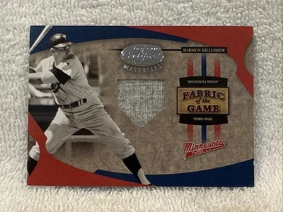 Tarjeta GUJ 4/25 RARA 2005 Leaf Cert Mat tela del juego #FG-54 Harmon Killebrew Foto 1 de 3