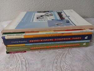 Menge 7 Scrapbooking Ideenbücher Erstellen Andenken Sharon Ann Sammlung - Bild 1 von 8