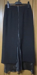 COMME des GARCONS langer Rock Wolle Georgette - Bild 1 von 24