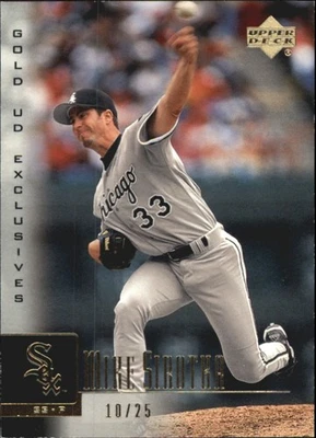 2001 Upper Deck Exclusives Gold #134 Mike Sirotka /25 - BB - Image 1 of 2