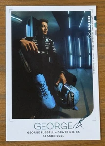 George Russell, F1, AMG Petronas, Official 2025 Driver Card, Pre Signed - Picture 1 of 2