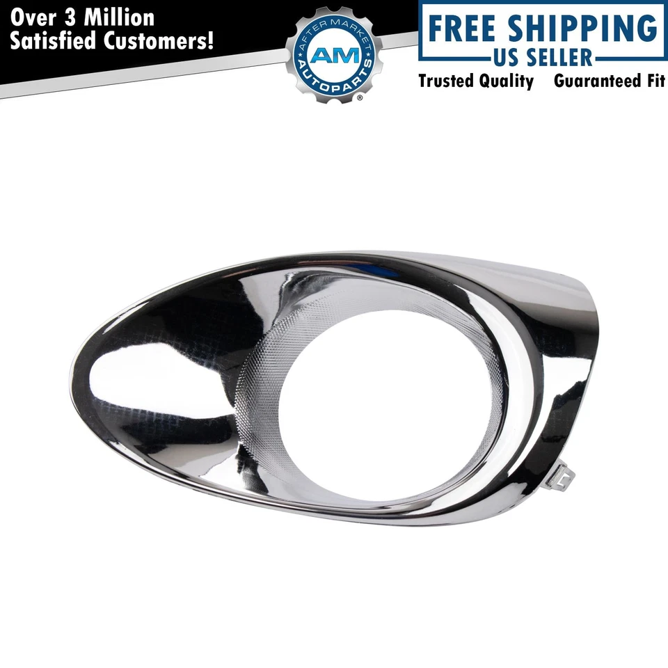Front Right Fog Light Bezel Chrome Fits 2013-2015 Lexus RX350 RX450h - Image 1 of 4