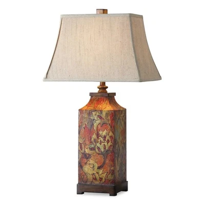Colorful Flowers - 1 Light Table Lamp Lamps Uttermost 27678 - Image 1 of 4