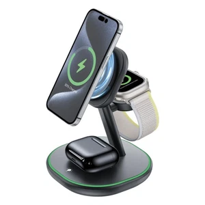 Adjustable Magnetic Charging Stand – Portrait/Landscape Viewing & Fast 15W Power - Picture 1 of 7